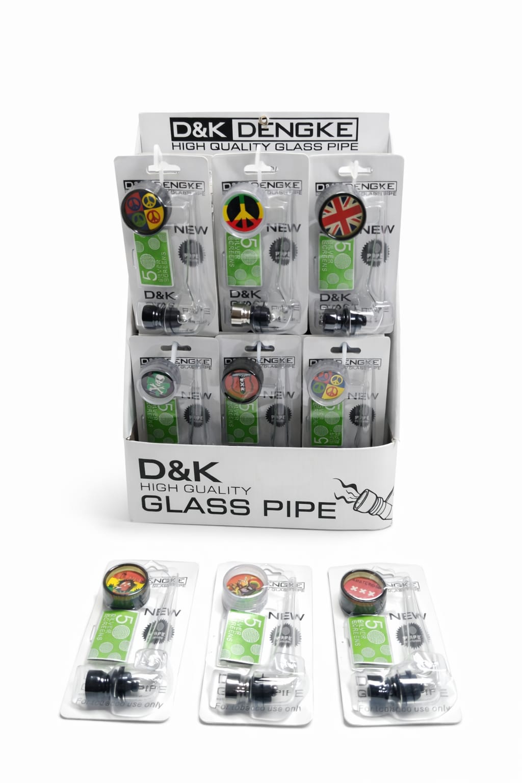 D&K Glaspfeife im Blister Standard (Variante)